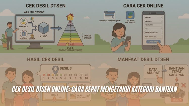 Cek Desil DTSEN Online: Cara Cepat Mengetahui Kategori Bantuan