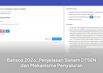 Bansos 2026: Penjelasan Sistem DTSEN dan Mekanisme Penyaluran