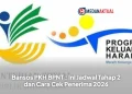 Bansos PKH BPNT : Ini Jadwal Tahap 2 dan Cara Cek Penerima 2026