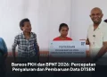 Bansos PKH dan BPNT 2026: Percepatan Penyaluran dan Pembaruan Data DTSEN