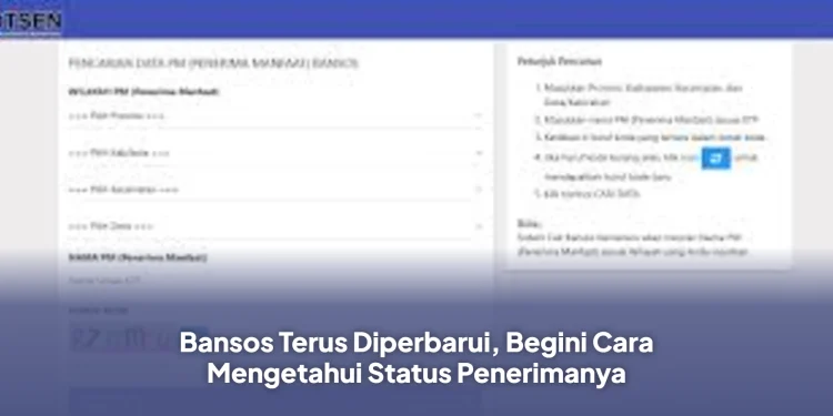 Bansos Terus Diperbarui, Begini Cara Mengetahui Status Penerimanya