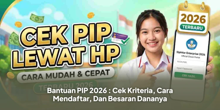 Bantuan PIP 2026 : Cek Kriteria, Cara Mendaftar, Dan Besaran Dananya