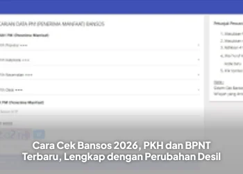 Cara Cek Bansos 2026, PKH dan BPNT Terbaru, Lengkap dengan Perubahan Desil
