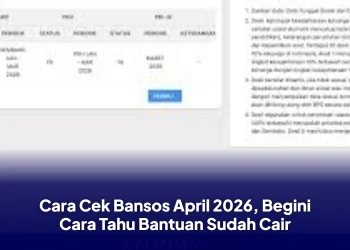 Cara Cek Bansos April 2026, Begini Cara Tahu Bantuan Sudah Cair