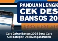 Cara Daftar Bansos 2026 Serta Cara Cek Kategori Desil Dengan Mudah