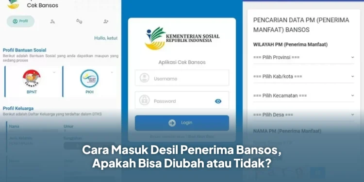 Cara Masuk Desil Penerima Bansos, Apakah Bisa Diubah atau Tidak?