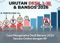 Cara Mengetahui Desil Bansos 2026 Secara Online dengan HP