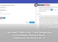 Cek Desil DTSEN 2026 : Cara Mengetahui Status Melalui Website Resmi cekbansos.kemensos.go.id