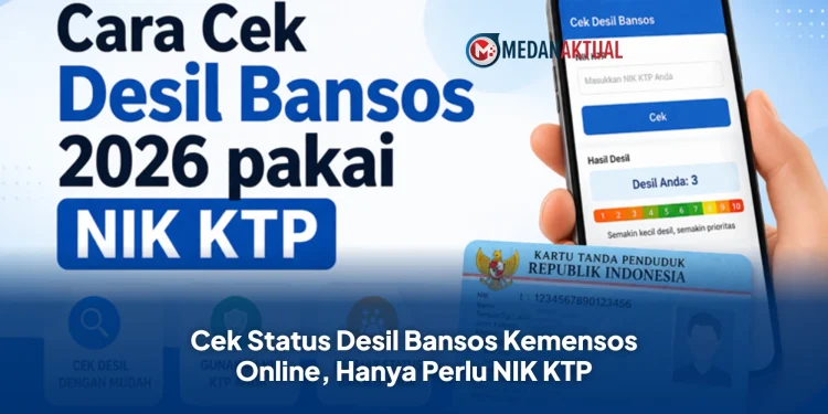 Cek Status Desil Bansos Kemensos Online, Hanya Perlu NIK KTP