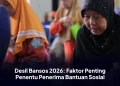 Desil Bansos 2026: Faktor Penting Penentu Penerima Bantuan Sosial