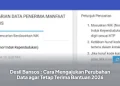 Desil Bansos : Cara Mengajukan Perubahan Data agar Tetap Terima Bantuan 2026