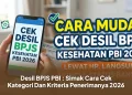 Desil BPJS PBI : Simak Cara Cek Kategori Dan Kriteria Penerimanya 2026