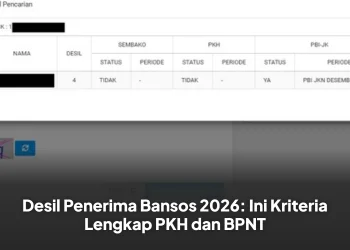 Desil Penerima Bansos 2026: Ini Kriteria Lengkap PKH dan BPNT