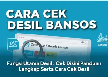 Fungsi Utama Desil : Cek Disini Panduan Lengkap Serta Cara Cek Desil