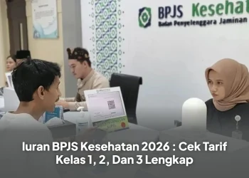 Iuran BPJS Kesehatan 2026 : Cek Tarif Kelas 1, 2, Dan 3 Lengkap