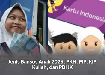 Jenis Bansos Anak 2026: PKH, PIP, KIP Kuliah, dan PBI JK