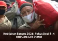 Kebijakan Bansos 2026: Fokus Desil 1–4 dan Cara Cek Status