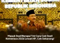 Masuk Desil Berapa? Ini Cara Cek Desil Kemensos 2026 Lewat HP, Cek Sekarang!