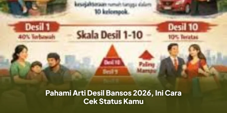 Pahami Arti Desil Bansos 2026, Ini Cara Cek Status Kamu
