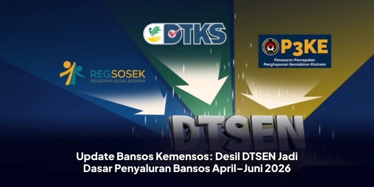 Update Bansos Kemensos: Desil DTSEN Jadi Dasar Penyaluran Bansos April–Juni 2026