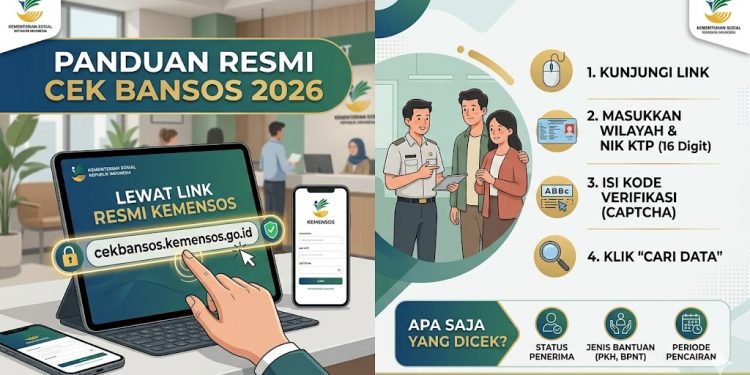 Cek Bansos 2026 Lewat Link Resmi Kemensos