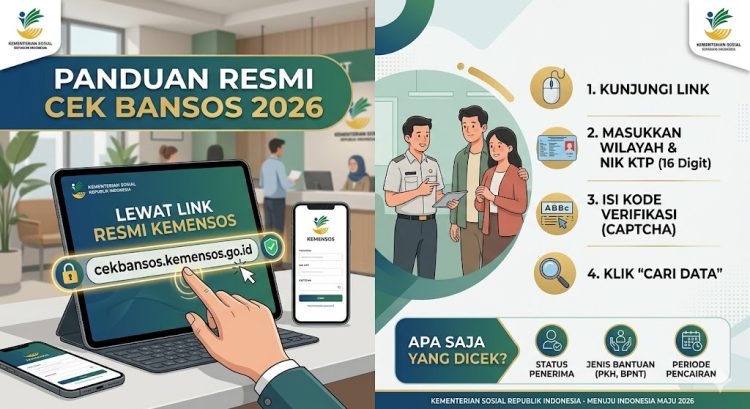 Cek Bansos 2026 Lewat Link Resmi Kemensos