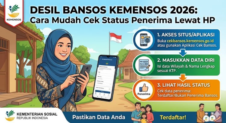 Desil Bansos Kemensos 2026: Cara Mudah Cek Status Penerima Lewat HP