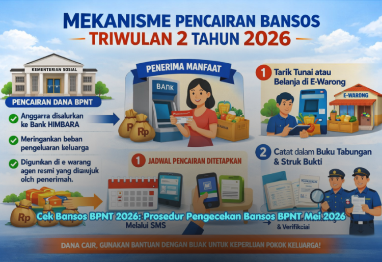 Mekanisme Pencairan Bansos Triwulan 2 Tahun 2026