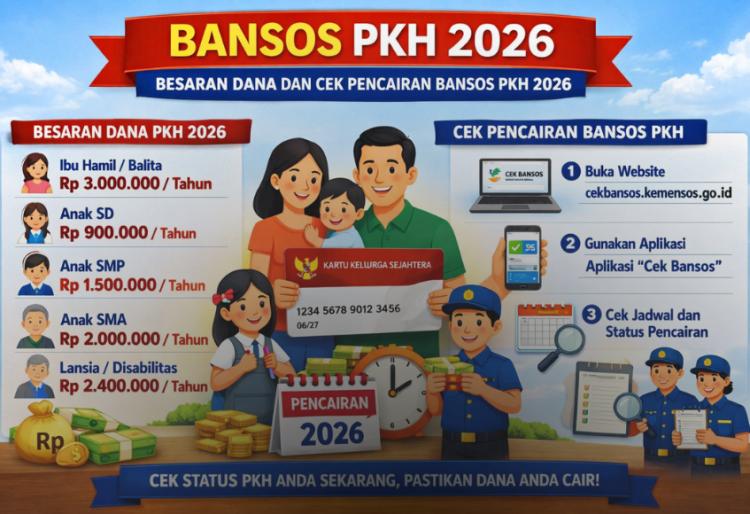 Bansos PKH 2026: Besaran Dana dan Cek Pencairan Bansos PKH 2026