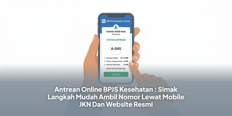 Antrean Online BPJS Kesehatan : Simak Langkah Mudah Ambil Nomor Lewat Mobile JKN Dan Website Resmi
