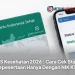 BPJS Kesehatan 2026 : Cara Cek Status Kepesertaan Hanya Dengan NIK KTP
