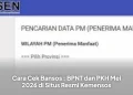 Cara Cek Bansos : BPNT dan PKH Mei 2026 di Situs Resmi Kemensos