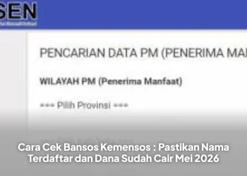 Cara Cek Bansos Kemensos : Pastikan Nama Terdaftar dan Dana Sudah Cair Mei 2026