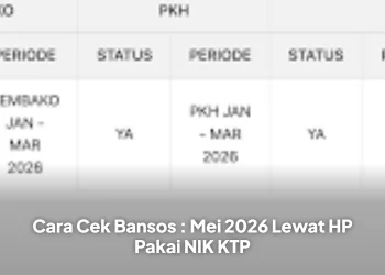 Cara Cek Bansos : Mei 2026 Lewat HP Pakai NIK KTP