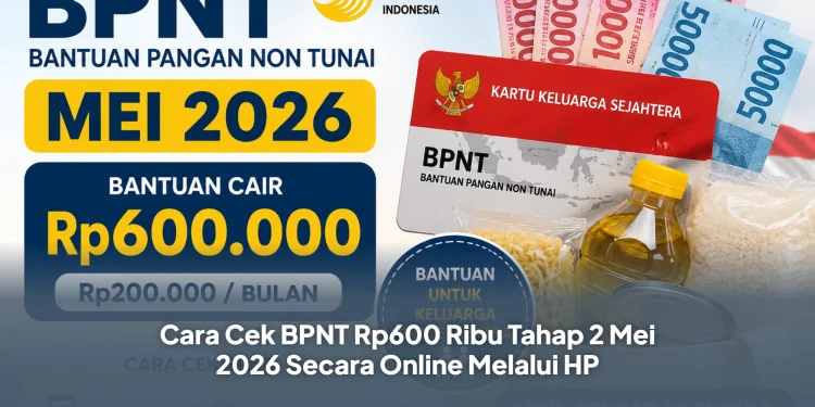 Cara Cek BPNT Rp600 Ribu Tahap 2 Mei 2026 Secara Online Melalui HP