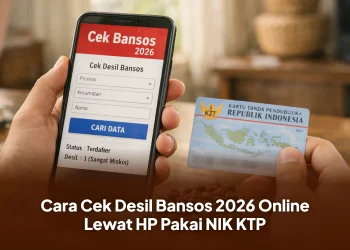 Cara Cek Desil Bansos 2026 Online Lewat HP Pakai NIK KTP