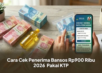 Bansos Rp900 Ribu 2026 Cair Lagi? Ini Penjelasan Pemerintah dan Cara Cek Penerima Pakai KTP