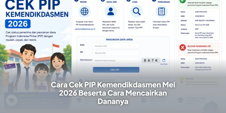 Cara Cek PIP Kemendikdasmen Mei 2026 Beserta Cara Mencairkan Dananya
