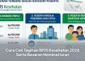 Cara Cek Tagihan BPJS Kesehatan 2026 Serta Besaran Nominal Iuran