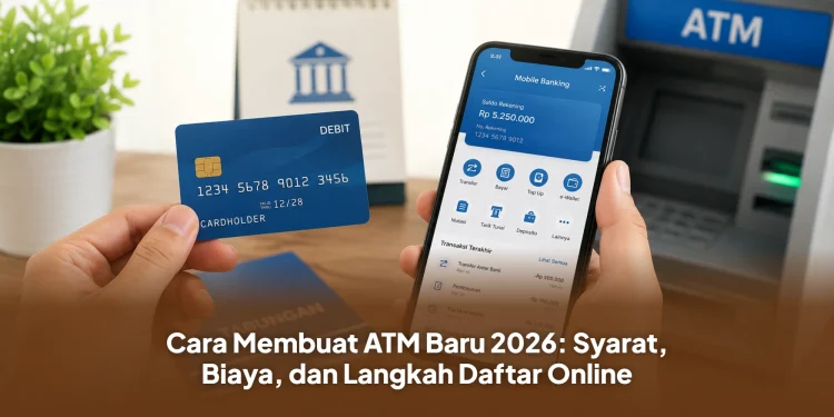 Cara Membuat ATM Baru 2026: Syarat, Biaya, dan Langkah Daftar Online
