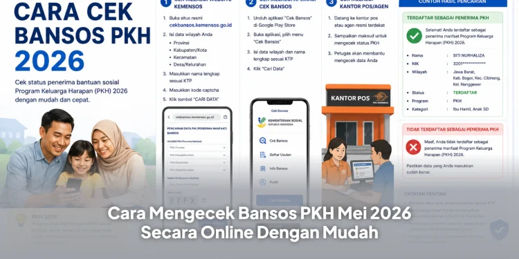 Cara Mengecek Bansos PKH Mei 2026 Secara Online Dengan Mudah