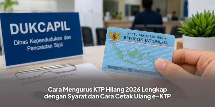 Panduan Mengurus KTP Hilang 2026, Syarat, Langkah, dan Proses Cetak Ulang