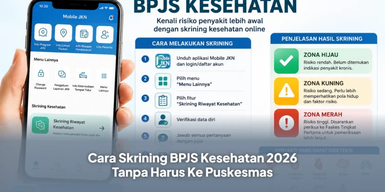 Cara Skrining BPJS Kesehatan 2026 Tanpa Harus Ke Puskesmas