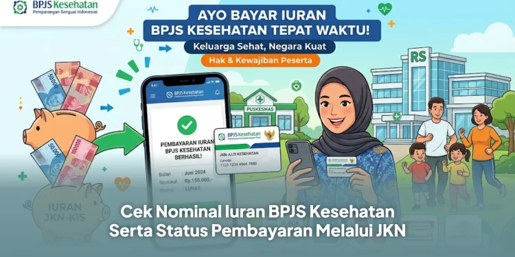 Cek Nominal Iuran BPJS Kesehatan Serta Status Pembayaran Melalui JKN