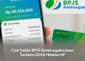 Cek Saldo BPJS Ketenagakerjaan Terbaru 2026 Melalui HP