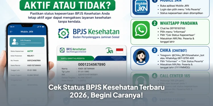 Cek Status BPJS Kesehatan Terbaru 2026, Begini Caranya!