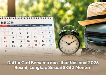 Daftar cuti bersama dan libur nasional tahun 2026 resmi sesuai SKB 3 Menteri