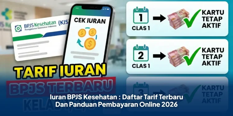 Iuran BPJS Kesehatan : Daftar Tarif Terbaru Dan Panduan Pembayaran Online 2026