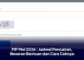 PIP Mei 2026 : Jadwal Pencairan, Besaran Bantuan dan Cara Ceknya