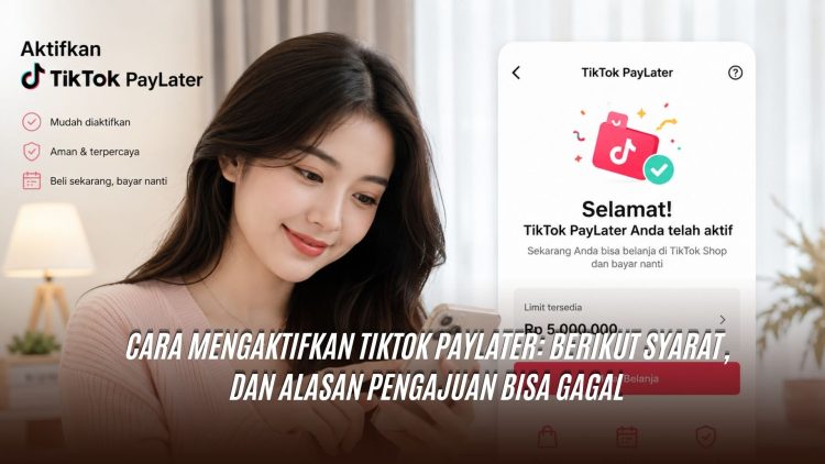 Cara Mengaktifkan TikTok PayLater: Berikut Syarat, dan Alasan Pengajuan Bisa Gagal